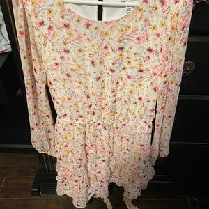 Floral Long Sleeve Dress